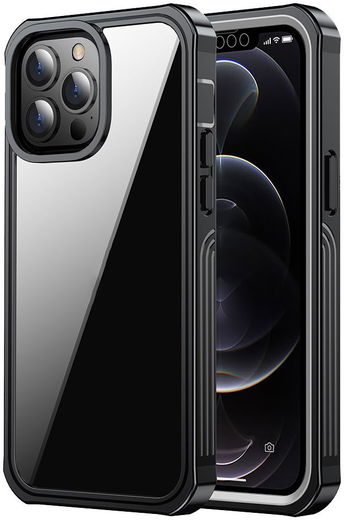 iPhone 13 Pro Hoesje Full Protect 360° Cover Schokbestendig Zwart afbeelding 15