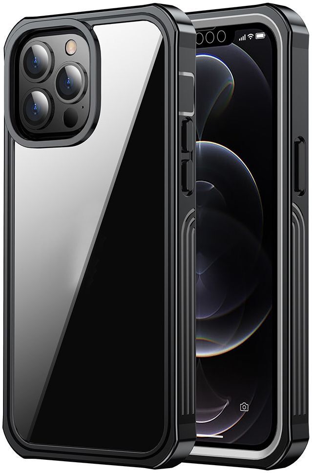 iPhone 13 Pro Max Hoesje Full Protect 360° Cover Schokbestendig Zwart afbeelding 1