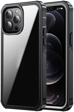 iPhone 13 Pro Max Hoesje Full Protect 360° Cover Schokbestendig Zwart