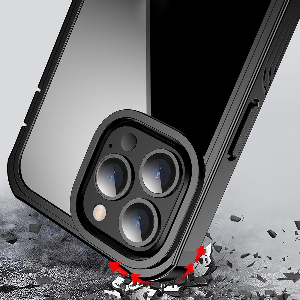 iPhone 13 Pro Max Hoesje Full Protect 360° Cover Schokbestendig Zwart afbeelding 16