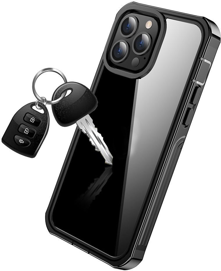 iPhone 13 Pro Max Hoesje Full Protect 360° Cover Schokbestendig Zwart afbeelding 12