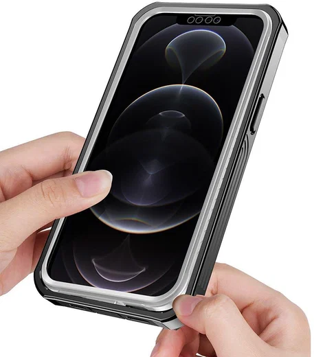 iPhone 13 Pro Max Hoesje Full Protect 360° Cover Schokbestendig Zwart afbeelding 13