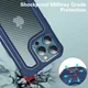 Apple iPhone 13 Pro Hoesje Volledig Schokbestendig Carbon Cover Groen afbeelding 2