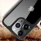 Apple iPhone 13 Pro Hoesje Hybride Back Cover Transparant/Zwart afbeelding 5
