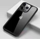 Apple iPhone 13 Pro Hoesje Hybride Back Cover Transparant/Zwart afbeelding 7