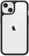 Apple iPhone 13 Mini Hoesje Hybride Back Cover Transparant/Zwart afbeelding 1
