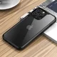 iPaky Apple iPhone 13 Pro Max Hoesje Back Cover Transparant/Zwart afbeelding 2