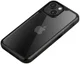 iPaky Apple iPhone 13 Hoesje Hybride Back Cover Transparant/Zwart afbeelding 1