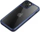 iPaky Apple iPhone 13 Hoesje Hybride Back Cover Transparant/Blauw afbeelding 1