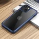 iPaky Apple iPhone 13 Hoesje Hybride Back Cover Transparant/Blauw afbeelding 2