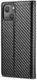 Apple iPhone 13 Hoesje Carbon Fiber Portemonnee Book Case Zwart afbeelding 7