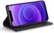 Apple iPhone 13 Hoesje Carbon Fiber Portemonnee Book Case Zwart afbeelding 6