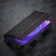 Apple iPhone 13 Hoesje Carbon Fiber Portemonnee Book Case Zwart afbeelding 5