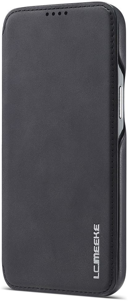LC.IMEEKE Apple iPhone 13 Hoesje Retro Portemonnee Book Case Zwart afbeelding 11