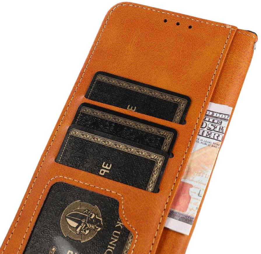 KHAZNEH Samsung Galaxy A03s Hoesje Duo Color Wallet Book Case Zwart afbeelding 7