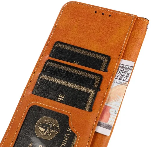 KHAZNEH Samsung Galaxy A03s Hoesje Duo Color Wallet Book Case Zwart afbeelding 7