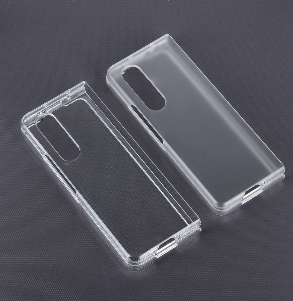 Samsung Galaxy Z Fold 3 Hoesje Hard Case Back Cover Transparant afbeelding 5