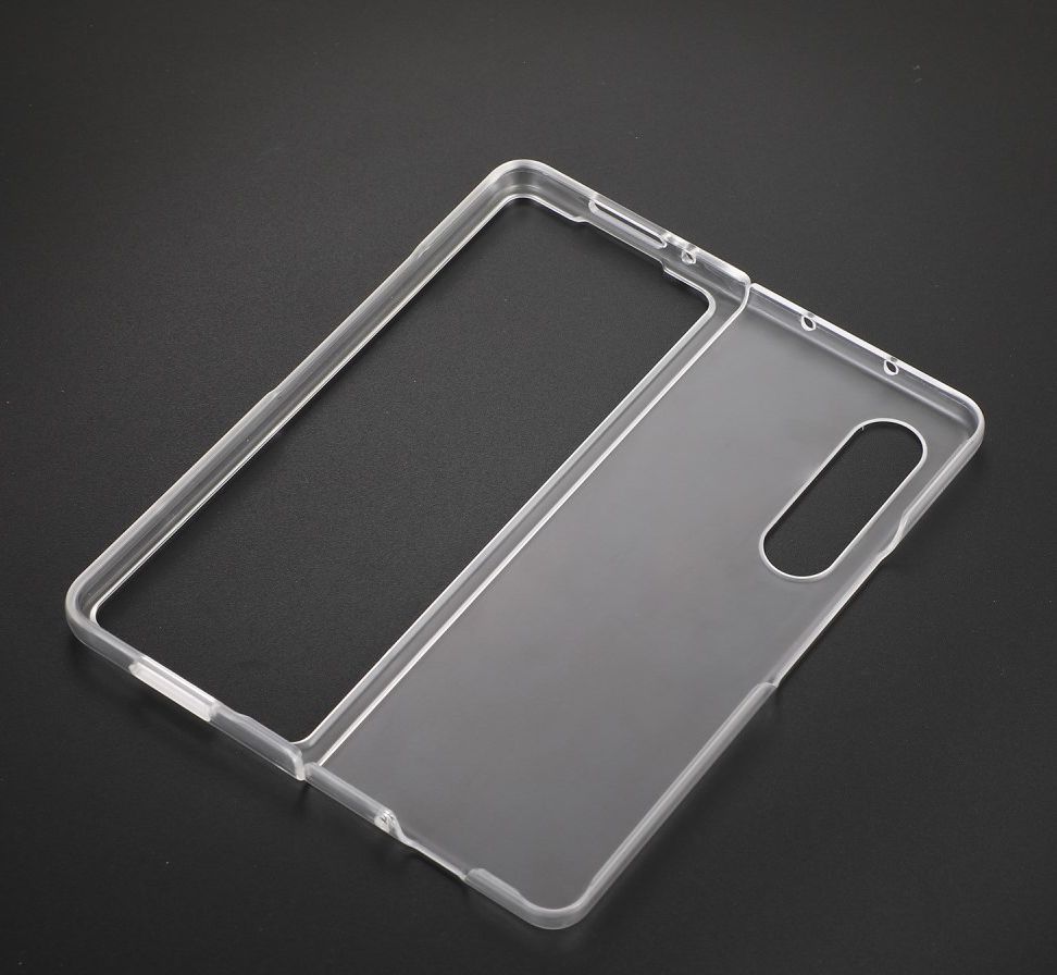 Samsung Galaxy Z Fold 3 Hoesje Hard Case Back Cover Transparant afbeelding 4