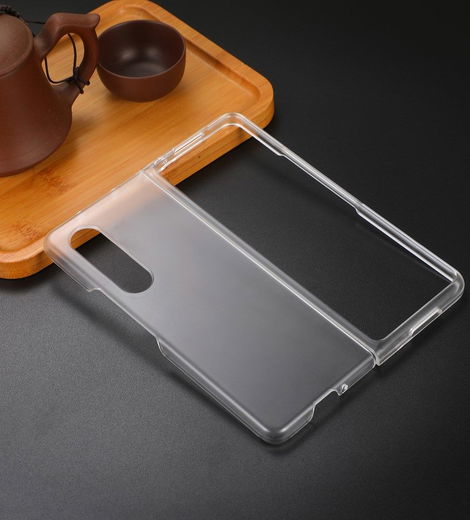 Samsung Galaxy Z Fold 3 Hoesje Hard Case Back Cover Transparant afbeelding 6