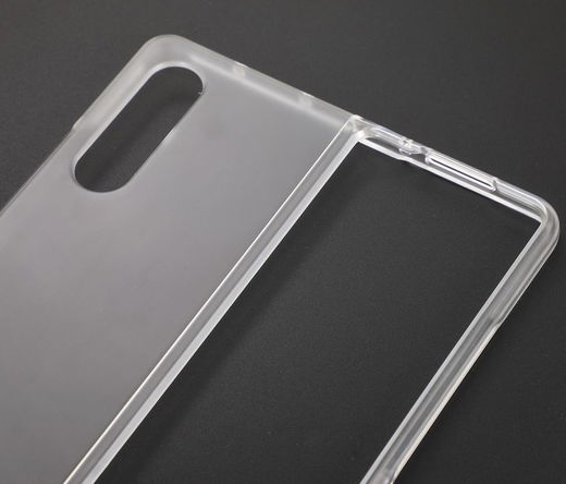 Samsung Galaxy Z Fold 3 Hoesje Hard Case Back Cover Transparant afbeelding 8