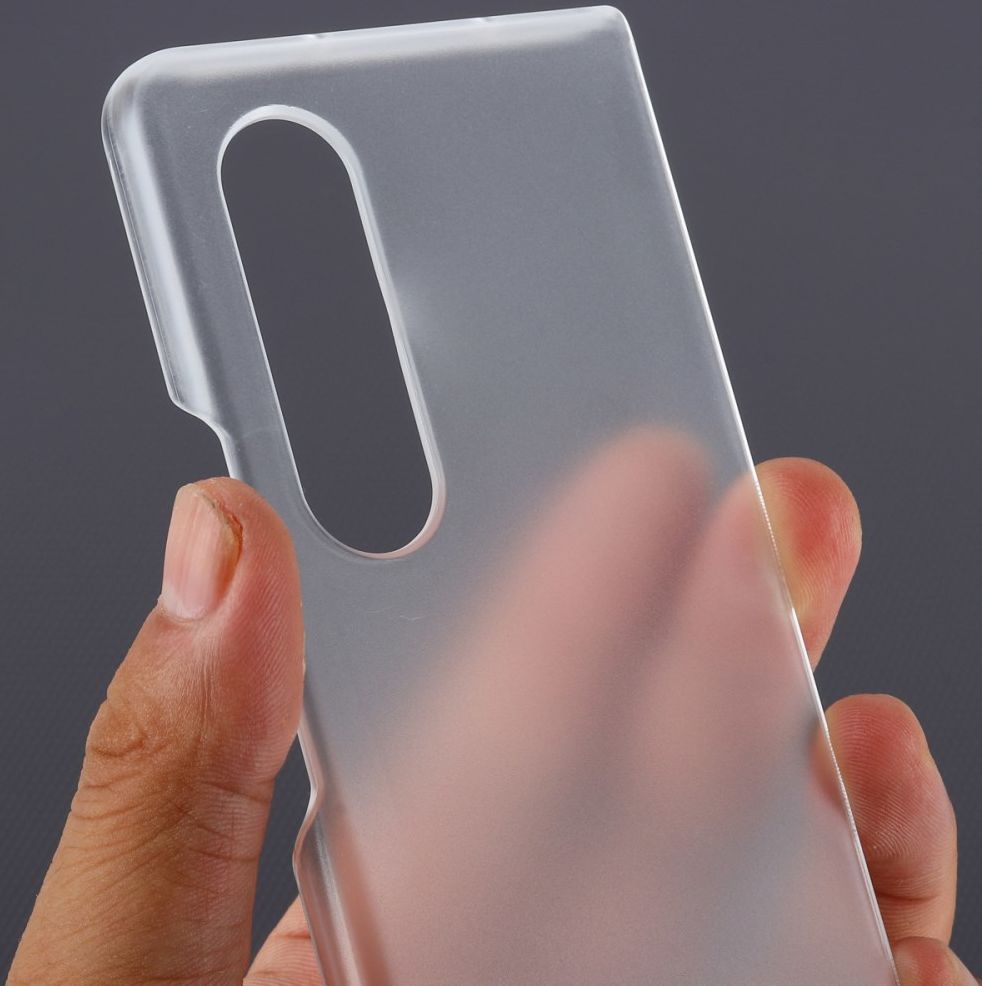 Samsung Galaxy Z Fold 3 Hoesje Hard Case Back Cover Transparant afbeelding 9