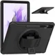 Samsung Galaxy Tab S7 FE Hoes Full Protect Cover met Kickstand Zwart afbeelding 12