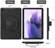 Samsung Galaxy Tab S7 FE Hoes Full Protect Cover met Kickstand Zwart afbeelding 9