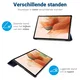 Lenovo Tab P11 / P11 Plus Hoes Tri-Fold Book Case Don't Touch me Print afbeelding 5