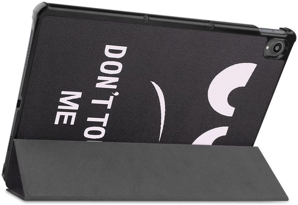 Lenovo Tab P11 / P11 Plus Hoes Tri-Fold Book Case Don't Touch me Print afbeelding 10