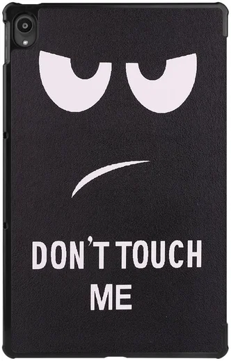 Lenovo Tab P11 / P11 Plus Hoes Tri-Fold Book Case Don't Touch me Print afbeelding 9