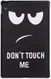 Lenovo Tab P11 / P11 Plus Hoes Tri-Fold Book Case Don't Touch me Print afbeelding 9