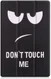 Lenovo Tab P11 / P11 Plus Hoes Tri-Fold Book Case Don't Touch me Print afbeelding 11