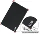 Lenovo Tab P11 Pro Hoes Tri-Fold Book Case Kunstleer Zwart afbeelding 4