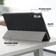 Lenovo Tab P11 Pro Hoes Tri-Fold Book Case Kunstleer Zwart afbeelding 9