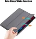 Lenovo Tab P11 Pro Hoes Tri-Fold Book Case Kunstleer Grijs afbeelding 3