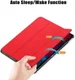 Lenovo Tab P11 Pro Hoes Tri-Fold Book Case Kunstleer Rood afbeelding 3
