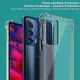 Motorola Edge 20 Pro Hoesje TPU + Screenprotector Transparant Zwart afbeelding 6
