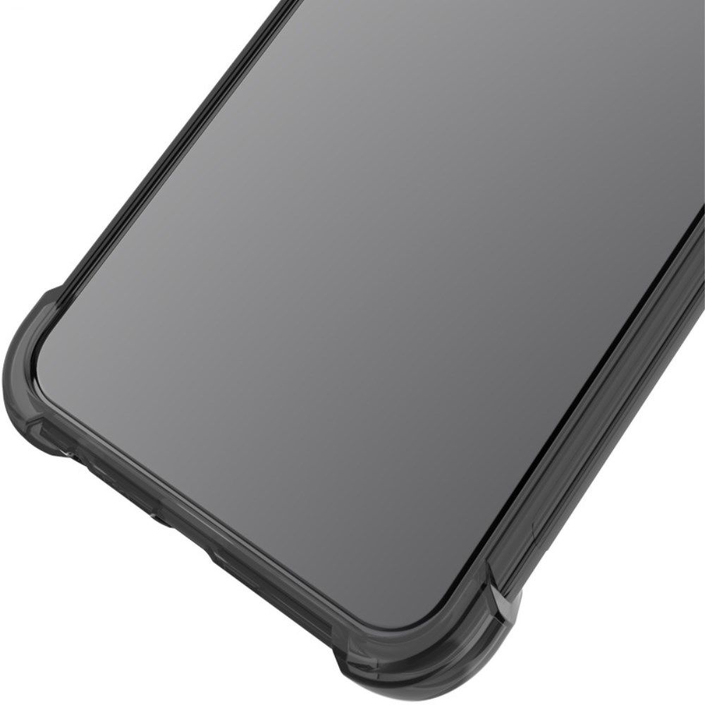 Motorola Edge 20 Pro Hoesje TPU + Screenprotector Transparant Zwart afbeelding 10