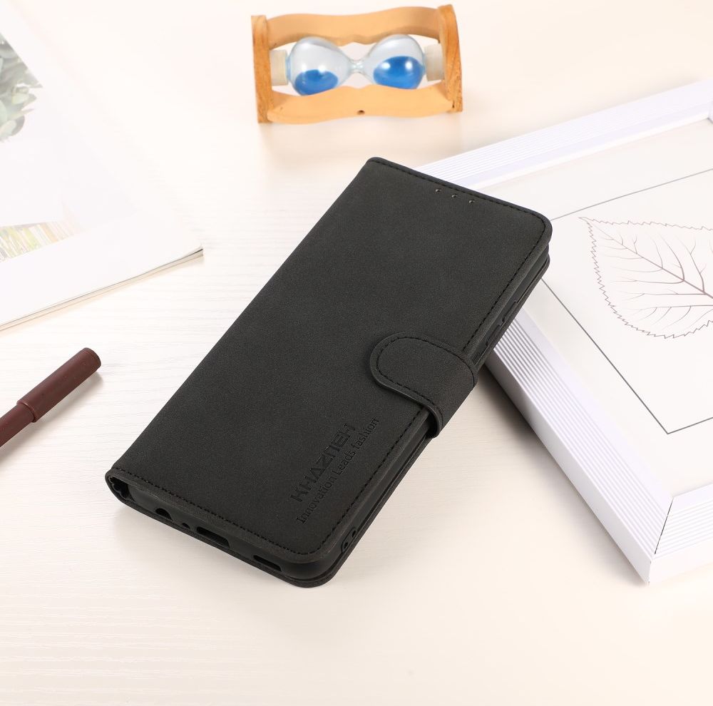 KHAZNEH Motorola Edge 20 Lite Hoesje Portemonnee Book Case Zwart afbeelding 4