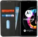 KHAZNEH Motorola Edge 20 Lite Hoesje Portemonnee Book Case Zwart afbeelding 1