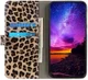 Motorola Edge 20 Lite Hoesje Portemonnee met Luipaard Print afbeelding 2