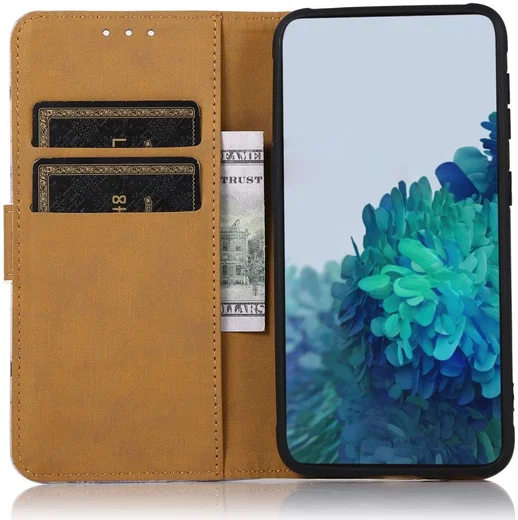 Motorola Edge 20 Lite Hoesje Portemonnee met Uil Print afbeelding 2