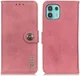KHAZNEH Motorola Edge 20 Lite Hoesje Wallet Book Case Roze afbeelding 3