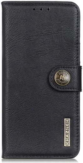 KHAZNEH Motorola Edge 20 Lite Hoesje Wallet Book Case Zwart afbeelding 2