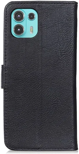 KHAZNEH Motorola Edge 20 Lite Hoesje Wallet Book Case Zwart afbeelding 7