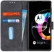 KHAZNEH Motorola Edge 20 Lite Hoesje Retro Wallet Book Case Zwart afbeelding 1