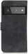 KHAZNEH Google Pixel 6 Pro Hoesje Vintage Wallet Book Case Zwart afbeelding 5