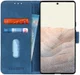 KHAZNEH Google Pixel 6 Pro Hoesje Vintage Wallet Book Case Blauw afbeelding 1