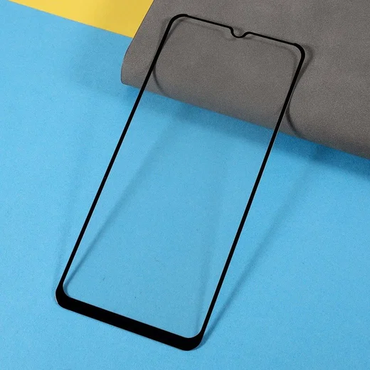Samsung Galaxy A03s Screen Protector Arc Edge Tempered Glass afbeelding 5