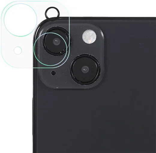 Apple iPhone 13 Mini / 13 Camera Lens Protector 9H Tempered Glass afbeelding 1